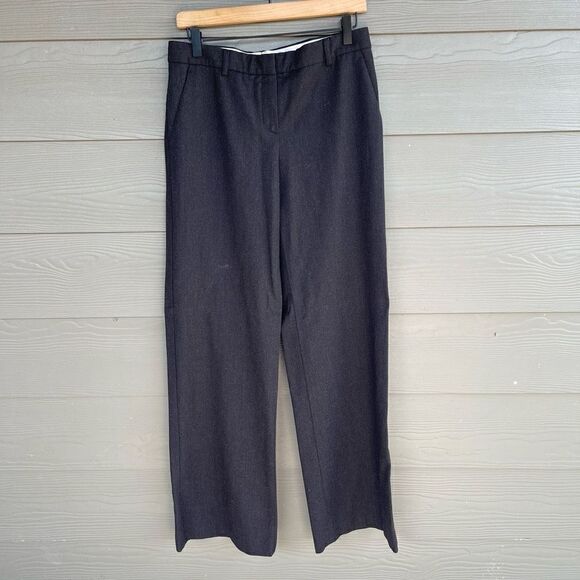 Theory wool blend wide leg trouser pants - Picture 1 of 5
